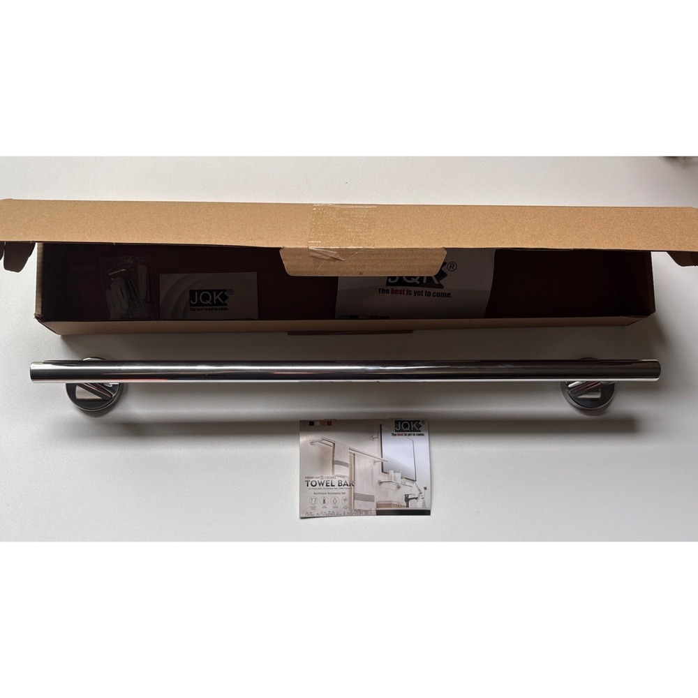 JKQ 18"Towel Rack W/ A Polished Chrome Finish
